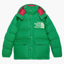 Gucci X the North Face Down Coat Green/Dark Green