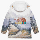 Gucci X the North Face Down Coat Trail Print