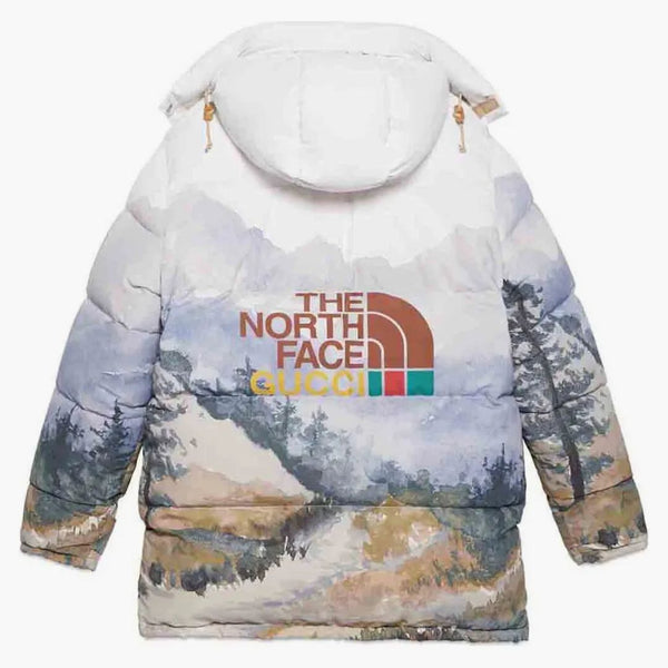 Gucci X The North Face Down Jacket (asia Sizing) Trail Print