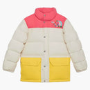 Gucci X The North Face Down Jacket Ivory/dark Pink/yellow