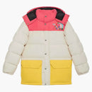 Gucci X The North Face Down Jacket Ivory/dark Pink/yellow