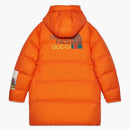 Gucci X the North Face Down Jacket Orange