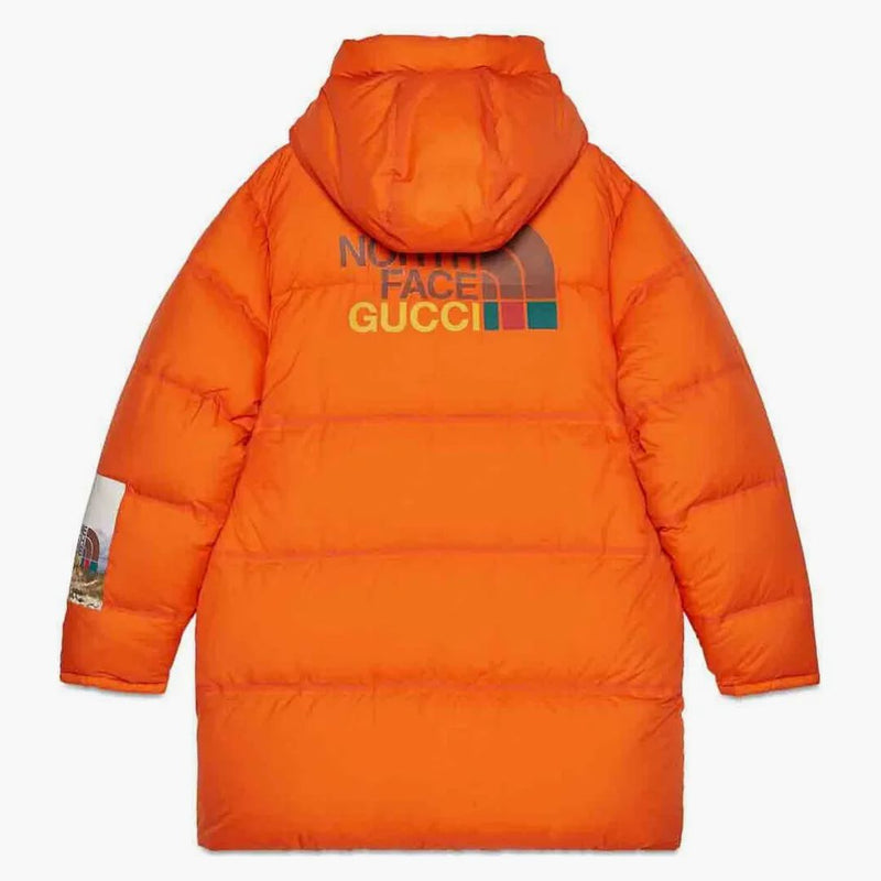 Gucci X The North Face Down Jacket Orange