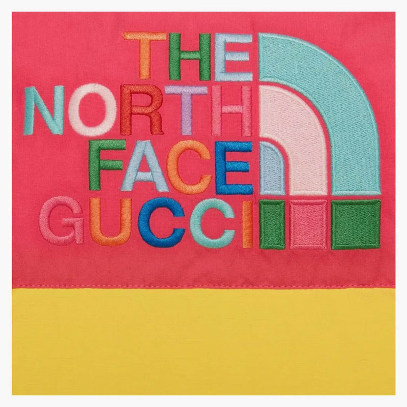 Gucci X the North Face Down Jacket Yellow/Multicolor