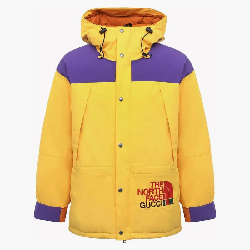 Gucci X The North Face Down Jacket Yellow/purple