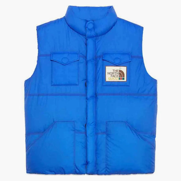 Gucci X the North Face Down Vest (FW21) Blue