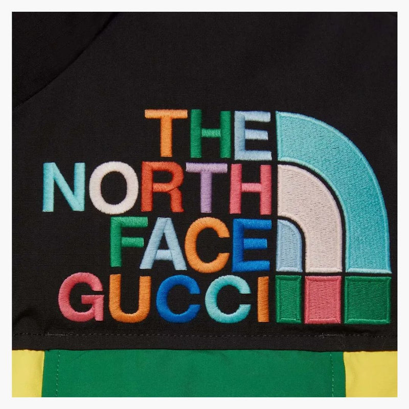 Gucci X The North Face Down Vest Yellow/black/green