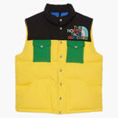 Gucci X the North Face Down Vest Yellow/Black/Green
