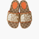 Gucci X The North Face Edition Gg Sandal Beige Orange (women's)