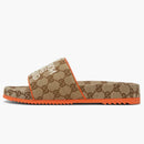 Gucci X The North Face Edition Gg Sandal Beige Orange (women's)