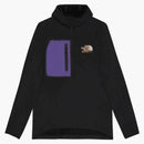 Gucci x the north face fleece sweater black/purple