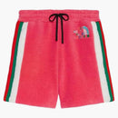 Gucci x North Face Fleec Shorts tmavě růžová