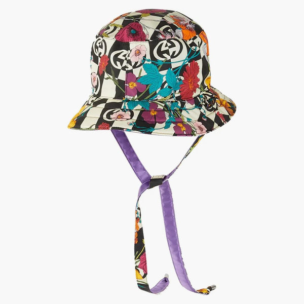 Gucci x the north face gg canvas Bucket has interlocking g Floral Print Multicolor