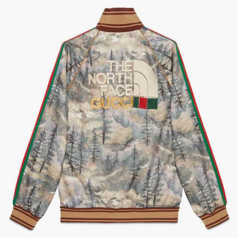 Gucci X The North Face Jacket Forest Print