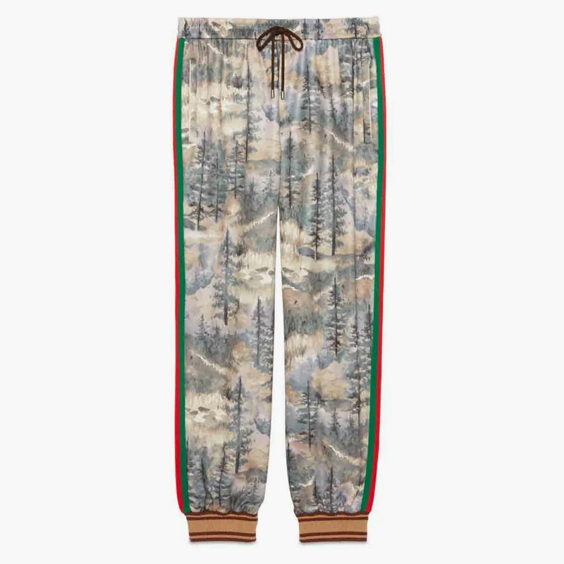 Gucci X The North Face Jogging Pant Forest Print