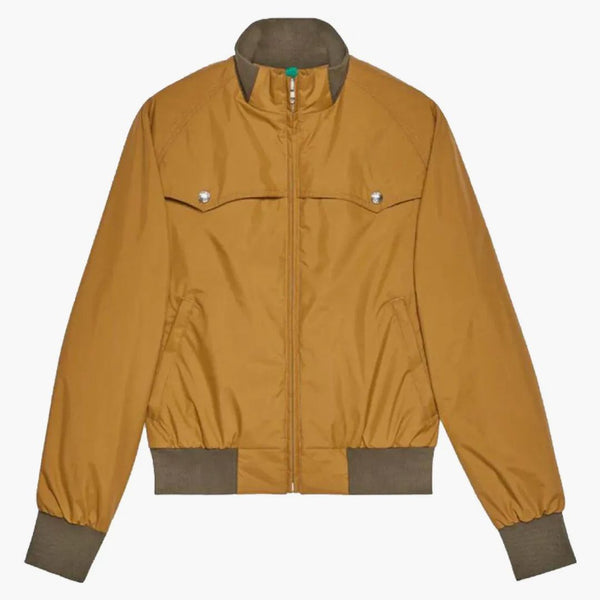 Gucci X The North Face Light Nylon Bomber Gold