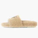 Gucci X The North Face Merino Wool Slides Beige (women's)