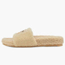 Gucci X the North Face Merino Wool Slides Beige