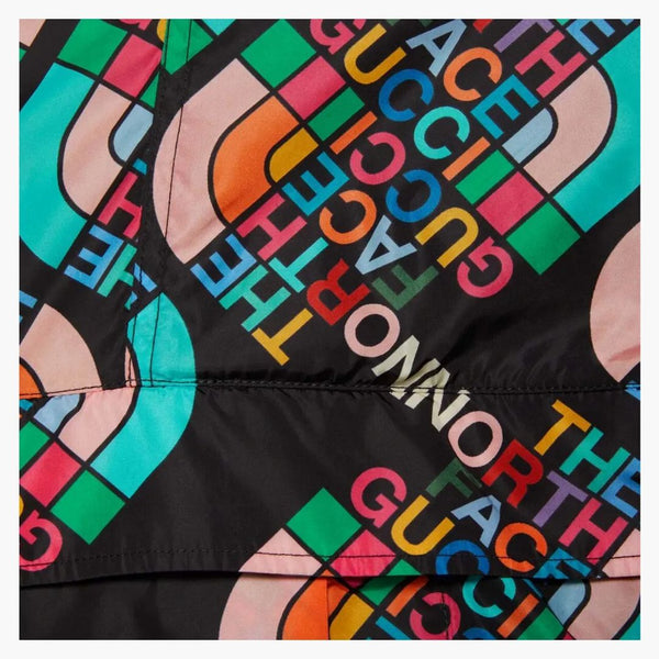 Gucci X The North Face Nylon Coat Multicolor/black