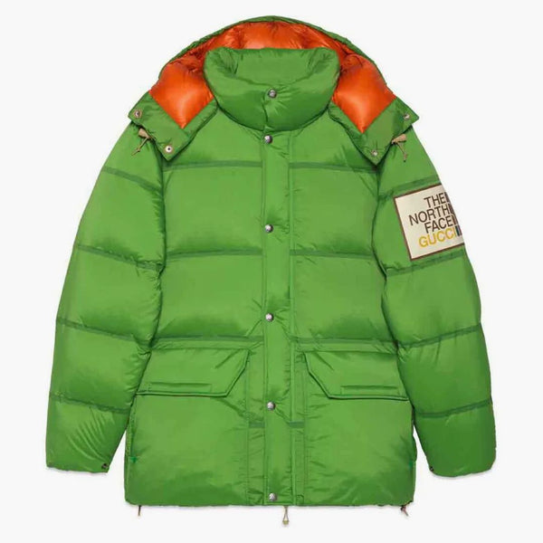Gucci X The North Face Padded Jacket Green