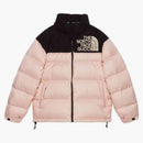 Gucci x la giacca imbottita per la faccia nord rosa/nero