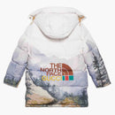 Gucci X the North Face Padded Jacket Trail Print