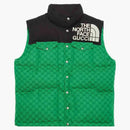 Gucci x il giubbotto imbottito verso nord verde/nero