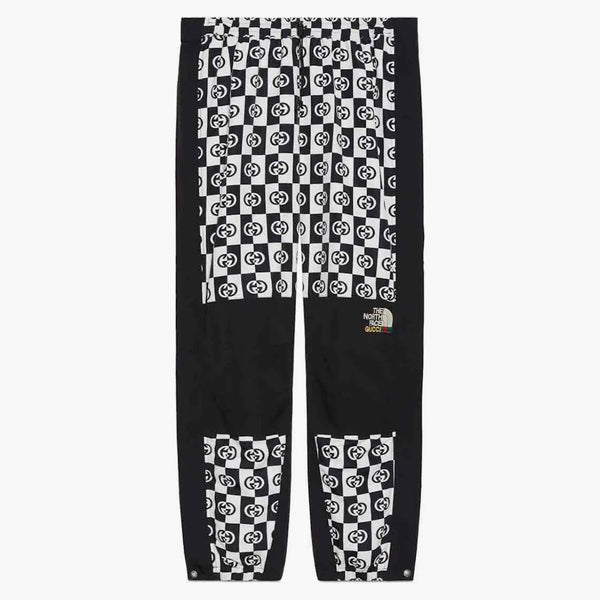 Gucci X The North Face Pant Ivory/black Checkered