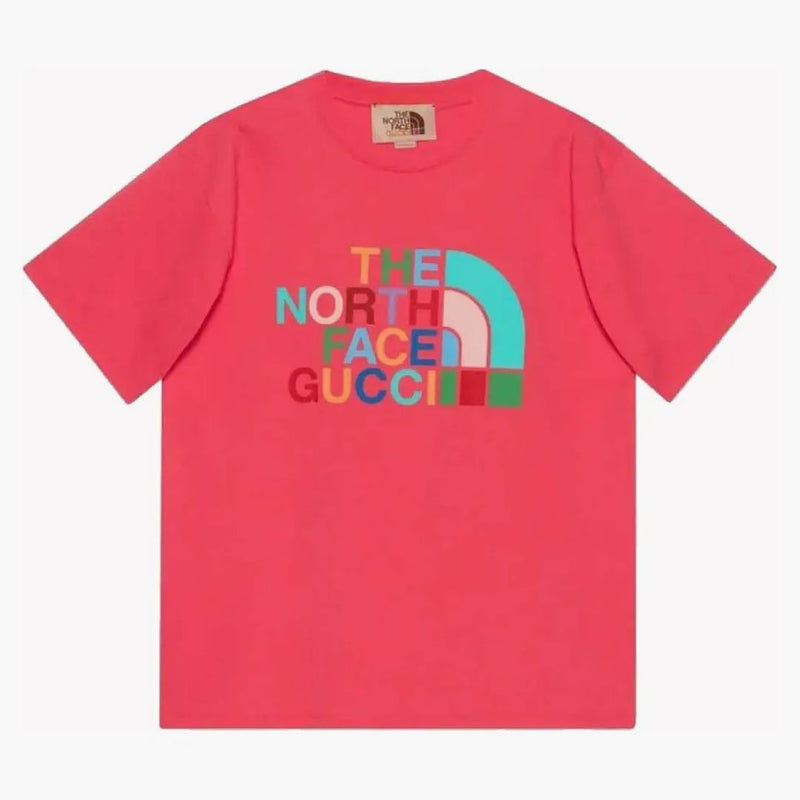 Gucci x Tričko North Face Red Multi