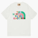 Gucci x La camiseta de la cara norte marfil/multicolor