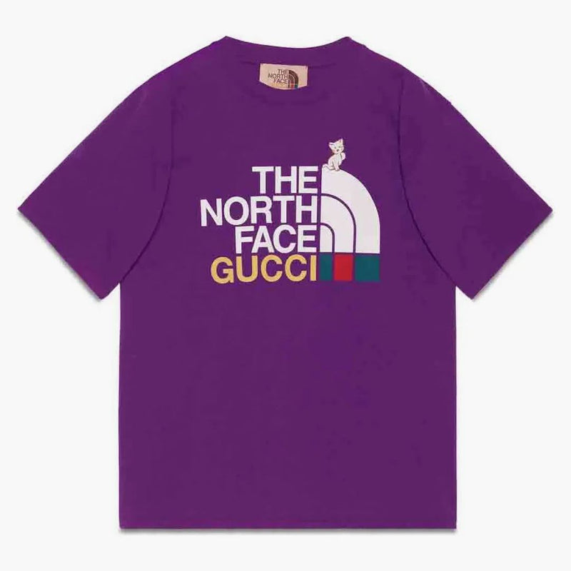 Gucci x The North Face T-shirt Purple