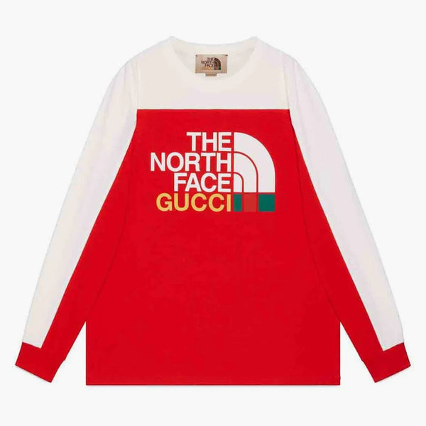Gucci x North Face T-shirt Röd/vit