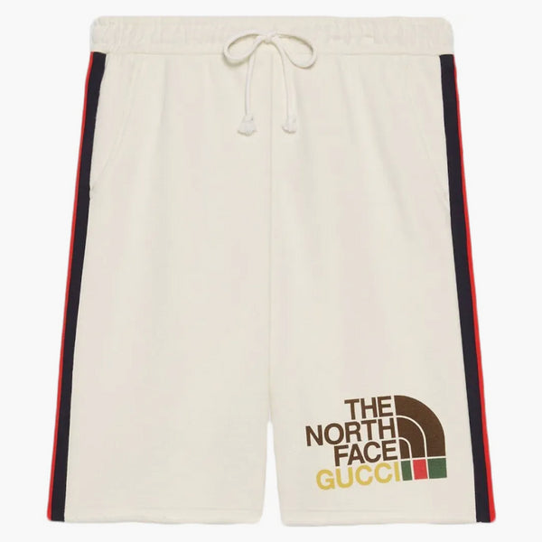 Gucci X The North Face Web Print Shorts Beige