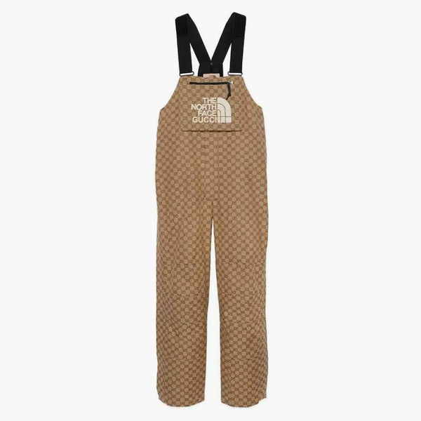 Gucci x the north face overalls beige/ebony