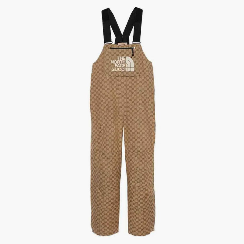 Gucci x the north face overalls beige/ebony