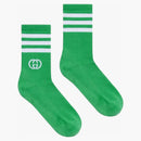 Gucci X Adidas Ankle Socks Green/white