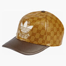 Gucci x adidas baseball has Brown