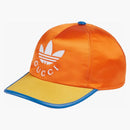 Gucci x adidas baseball has orange