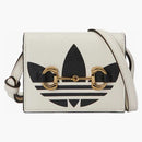 Gucci X Adidas Card Case with Horsebit White/Black