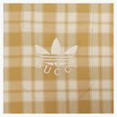 Gucci x adidas Controllare la camicia di cotone beige/bianco