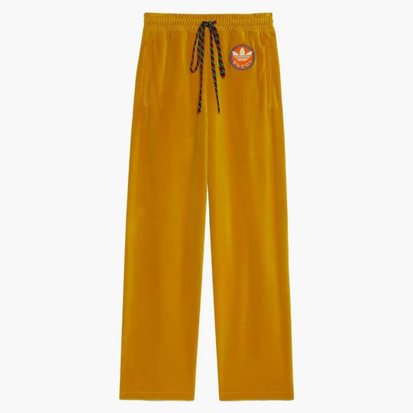 Gucci X Adidas Chenille Cotton Pant Dark Yellow