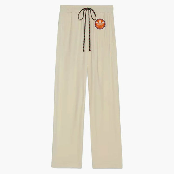 Gucci X Adidas Chenille Cotton Pant Light Beige