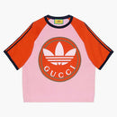Gucci X Adidas Color Block T-shirt Pink