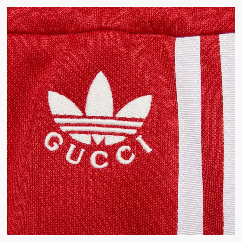 Gucci x adidas bavlněný dres sukně jasně červená