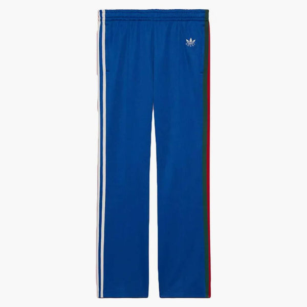 Gucci X Adidas Cotton Jersey Sweatpants Cobalt Blue
