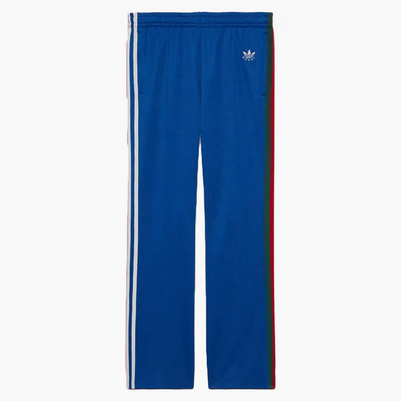 Gucci X Adidas Cotton Jersey Sweatpants Cobalt Blue