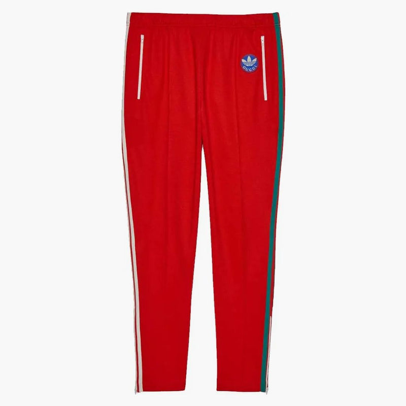 Gucci X Adidas Cotton Jersey Sweatpants Red