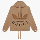Gucci X Adidas Cotton Jersey Sweatshirt Dark Beige