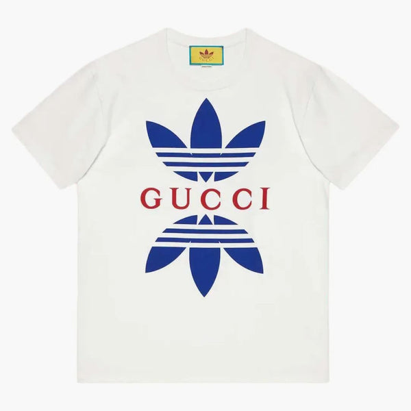 Gucci X Adidas Cotton Jersey T-shirt White