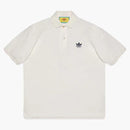 Gucci X Adidas Cotton Piquet Polo White